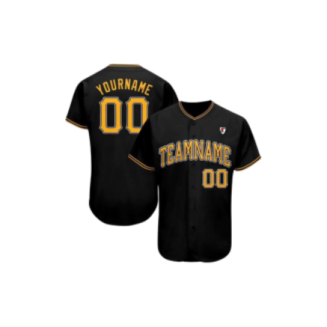 Black & Gold Soft Ball Suit