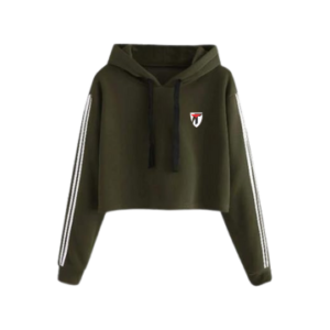 Olive Green Hoodie-Short