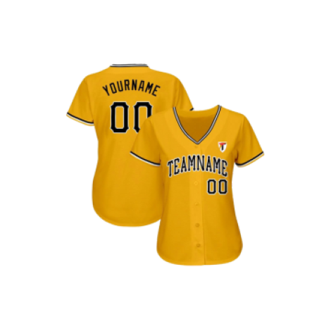 Yellow & Black Customized Versity Shirts